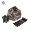 Large size black trash bin liners garbage bag on roll